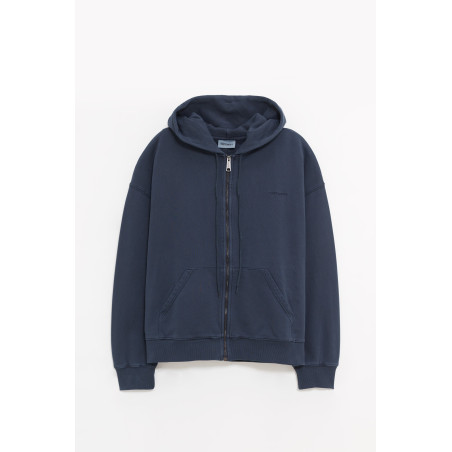 CARHARTT WIP CARBON HOODED BENTON SWEAT JACKET